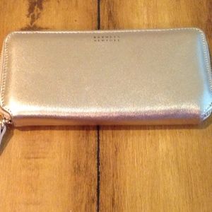 Barney's Metallic Gold Wallet